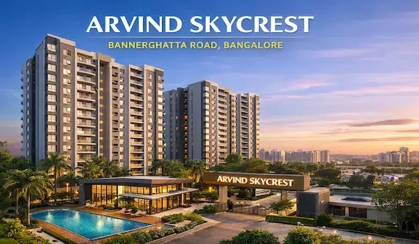Arvind Skycrest apartments at Gottigere, Bannerghatta Road