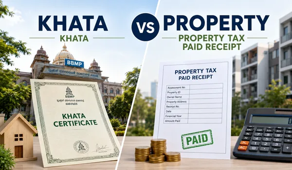 Khata vs Property Tax Paid Receipt 2026